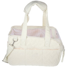 Outdoor Portable Pet Bag Canvas Beige Comfortable 1pack