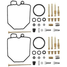 for Hawk 400 CB400T CB400 N 1980-81 Carburetor Repair Rebuild Kit 2 Sets