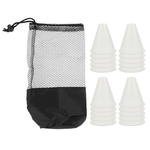 1Set Portable Pe Training Cone for Roller-Skating Indoor Outdoor Use