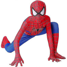 (4-5 Years)3-12 Years Kids Spider-man Cosplay Costume Party Jumpsuit-e
