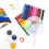 Diy Graffiti Fans Handheld White Pvc 6pack 7