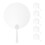 Diy Graffiti Fans Handheld White Pvc 6pack 1