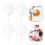 Diy Graffiti Fans Handheld White Pvc 6pack 3