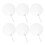Diy Graffiti Fans Handheld White Pvc 6pack 8