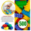 500 PCS BUILDING BLOCKS BRICKS TOY CHILDREN KIDS 7