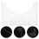 Delicioc Shower Splash Guards, Transparent 3
