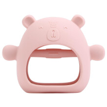 Compatible with Motor Skills Bows Silicone Baby Teething Toy for 3 Months and Over, One Size Baby Glove for Soothe Teething Relief