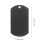 2 Pcs Blank Dog Tags For Engraving Sublimation Blanks Name Black 2