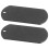2 Pcs Blank Dog Tags For Engraving Sublimation Blanks Name Black 10