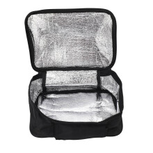 12V Elektrisches Mini-Auto Mikrowellen Picknickbox Schneller Warmhalter Schwarz
