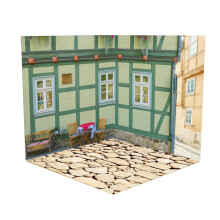 1/12 Scale Diorama Display Organiser for Action Figures and Vehicles, Style D, Miniature Scene, Collector's Item