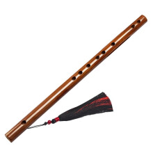 Bamboo Flute for Beginners D Key Mini Piccolo Transverse Flute Portable Entry-Level Instrument Without Membrane Hole