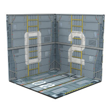 1:12 Diorama Background Showcase for Action Figures, Camp Scene Layout, Vehicle Playset, Style A