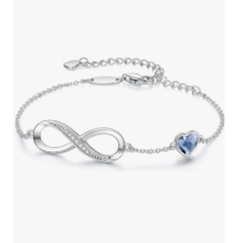 LOUISA SECRET Infinity Bracelets for Womens Jewellery 925 Sterling Silver