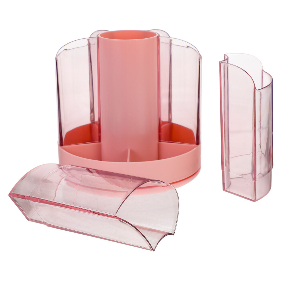 Divided Rotating Pen Holder Office Abs Lipstick Accessories-image-OPC-PK6X9TS-NEW