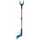 Folding Trash Can Portable Blue Sanitary Clip Abs 1