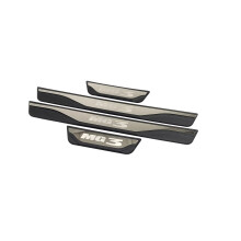 (Mirror silver MG3) For MG 4 MG3 MG4 EV 2021 2022 2023 2024 Door Sill Kick Scuff Plate Protector Sticker Guard Pedal Cover Trims Car Accessories