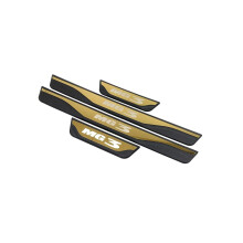 (Gold MG3) For MG 4 MG3 MG4 EV 2021 2022 2023 2024 Door Sill Kick Scuff Plate Protector Sticker Guard Pedal Cover Trims Car Accessories