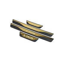 (Gold) For Renault CAPTUR KAPTUR MEGANE CLIO ZOE EV E-TECH 2022-2024 Door Sill Kick Scuff Plate Guard Pedal Cover Trims Car Accessories