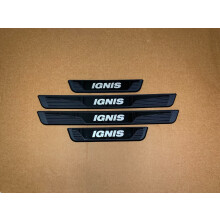 (Black) For Suzuki IGNIS 2016 2017-2022 2023 2024 Auto Door Sill Pedal Cover Scuff Plate Trims Protector Sticker Car Styling Accessories