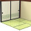 1:12 Backdrop Scene Layout Mini Diorama Organizer for Model Decoration, Realistic Design, Durable Material, 06 4