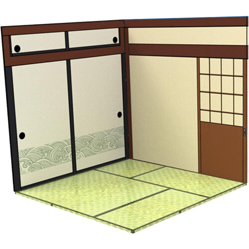 1:12 Backdrop Scene Layout Mini Diorama Organizer for Model Decoration, Realistic Design, Durable Material, 06 2