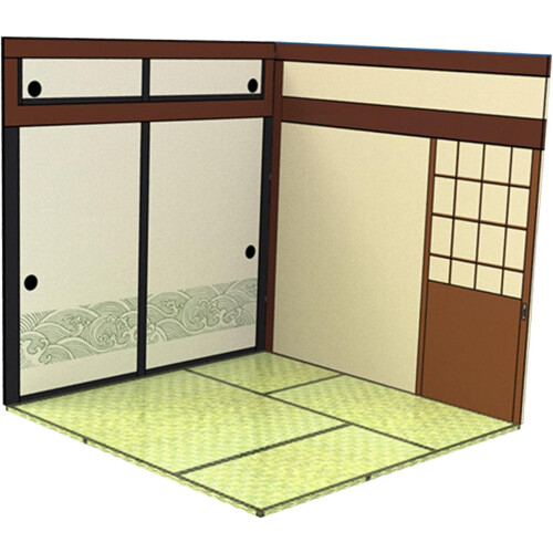 1:12 Backdrop Scene Layout Mini Diorama Organizer for Model Decoration, Realistic Design, Durable Material, 06