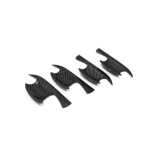 (Carbon Bowl A) For Haval Jolion H6 PHEV 2021 2022 2023 2024 ABS Glossy Black Door Handle Cover Bowl Frame Trims Sticker Car Styling Accessories