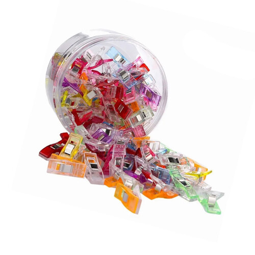 100Pcs Mixed Color Multipurpose Sewing Clips Small 2