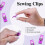 100Pcs Mixed Color Multipurpose Sewing Clips Small 11