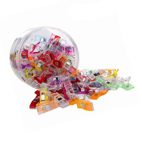 100Pcs Mixed Color Multipurpose Sewing Clips Small 1