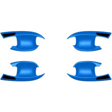 (Blue) for Kia K5 2021 2022 2023 2024 Car Side Door Handle Covers Trim, Carbon Fiber Blue Set Exterior Accessories