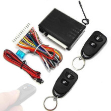 Car Keyless Entry System Universal Auto Remote Central Door Lock Kit 12V with Control Box & LED n
