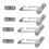 8 Pack Window Restrictor Locks Window Restrictor Hook Stainless Steel Child Lock Restrictor with Sc 2