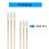 2000pcs Precision Cotton Swabs with 6'' Long Sticks for Gun Cleaning  Makeup or Pets 5