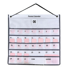 Wall Hanging Pocket Calendar Non Woven Monthly