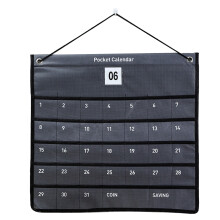 Wall Hanging Pocket Calendar Non Woven Monthly