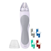 PMD Beauty Personal Microderm Pro - Urzadzenie do mikrodermabrazji w domu z zestawem do twarzy i ciala - Krysztaly zluszczajace i odsysanie przn