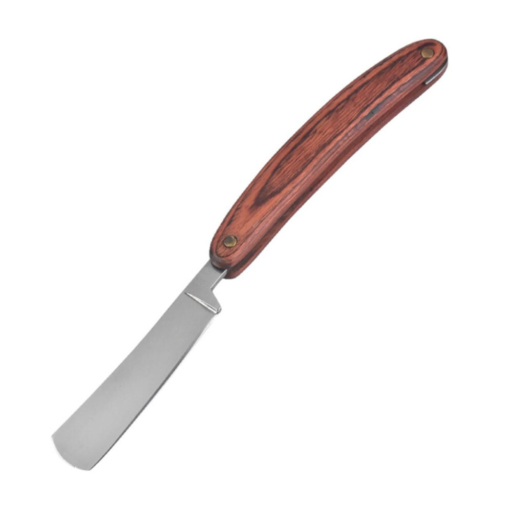 Manual Razor Barber Trimmer with Beard Catcher for Men, Stainless Steel Hairdressing Tool for Beard and Moustache Care