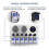 Rocker Switch Panel 8 Gang 12?24V 5 Pin Blue Light Toggle On Off Lights Control Switch Panel 4
