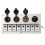 Rocker Switch Panel 8 Gang 12?24V 5 Pin Blue Light Toggle On Off Lights Control Switch Panel 2