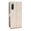 (Gold, For Sony Xperia 10 V) Honeycomb Dot Texture Leather Phone Case 3