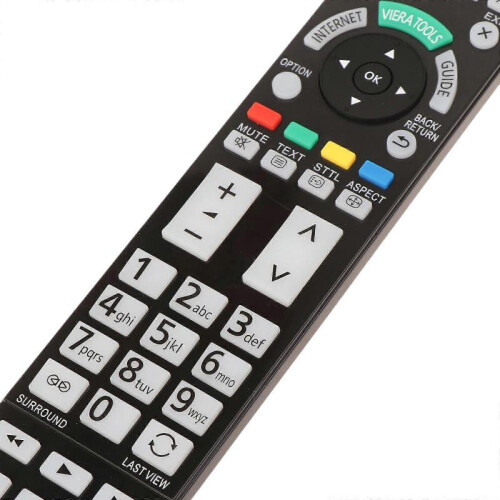 Lightweight Remote Controller Replacement for PanasonicTX-L42ETW50 TX-P50VT50B 2