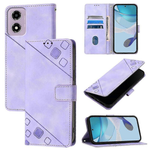 Leather Phone Case for Motorola Moto E14 1