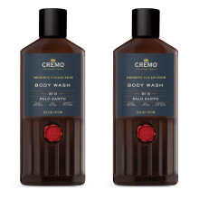 Cremo Rich-Lathering Palo Santo (Reserve Collection) Duschgel mit Noten von hellem Kardamom, trockenem Papyrus und aromatischem Palo Santo, 16 Fl Oz