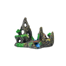Aquarium Stone Personality Lightweight Aquarium Decoration for Aquariums and Terrariums Type D, Natural Look