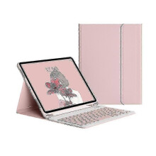 (Pink) Case With Keyboard For Ipad Mini 4/5 7.9 Inch