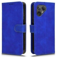 (Blue) Compatible Fairphone 5 Case Wallet Stand Anti-drop Phone Leather Cover_Special Gift