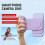 Bluetooth Selfie Stick with Remote Shutter Anti-Shake Phone Holder, Stabilizer for Video , for Smar 5