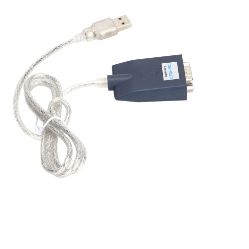 Blauer USB-zu-RS232-Konverter DB9 Dual-Chip für Windows/Linux/OS X 1